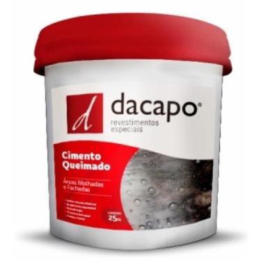 Imagem de Cimento Queimado Para Fachadas Branco Dacapo 25kg