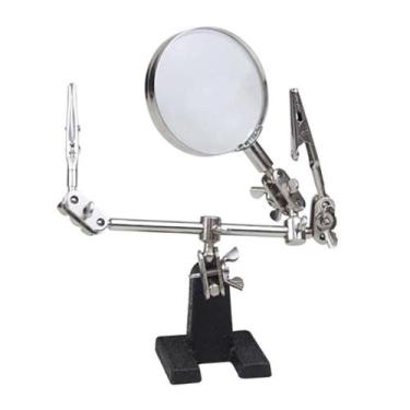 Imagem de Lupa de Mesa Western com Garras para Solda