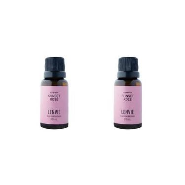 Imagem de Kit 02 óleos Concentrado Sunset Rosé 20ml Lenvie