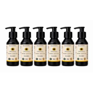 Imagem de Kit 06 un Óleo Vegetal de Girassol 120ml  100% Puro  BelezaNatu