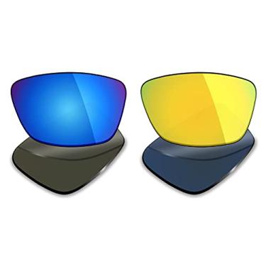 Imagem de 2 pares de lentes polarizadas de substituição para óculos de sol Oakley Conductor 6 – Opções