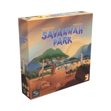Imagem de Galápagos Jogos Savannah Park, Jogo de Tabuleiro para Família, 1 a 4 jogadores, 20 a 40 min, Multicolor