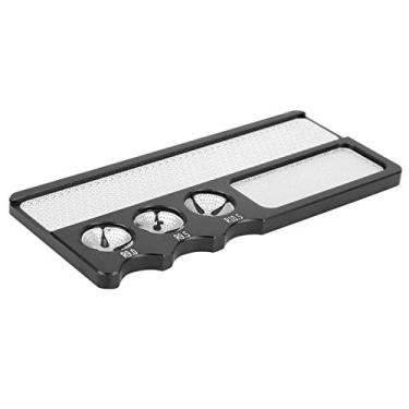 Imagem de Giz piscina bilhar taco de bilhar esfoliante ferramenta de reparo modelador de alumínio aparador suprimentos de sinuca(Preto)