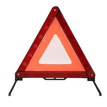 Imagem de Refletores triangulares de segurança na estrada, triângulo de aviso de emergência, triângulo, refletor, triângulo de segurança, placa de estacionamento de segurança para veículos