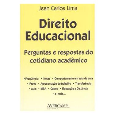 Imagem de Livro - Direito Educacional - Jean Carlos Lima