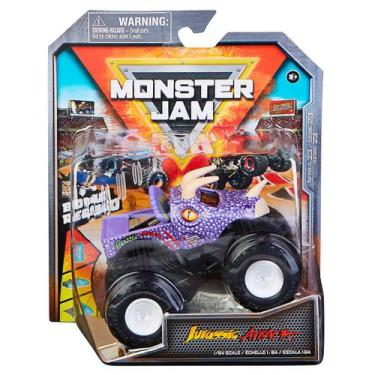 Sunny Brinquedos Monster Jam - 1:24 Collector Die Cast Trucks Grave Digger  C9, Multicor