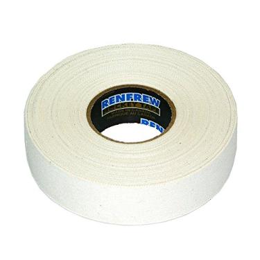 Imagem de Fitas adesivas Renfrew, fita de hóquei de tecido de cor sólida, 2,5 cm de largura (escolha de cor), Branco, 25m (27.3 yd)