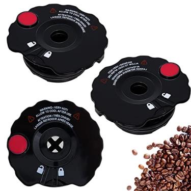 Imagem de Tampa de filtro de café reutilizável da Podoy para compatibilidade com a tampa de filtro de café pequena preta da Keurig K-Cup My 119367 2.0