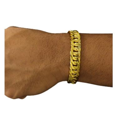 Imagem de Pulseira 12mm Grumet Laminada de moeda antiga Luxuosa