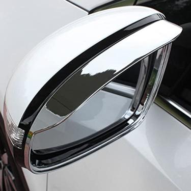 Imagem de KJWPYNF Para Kia Sportage QL 2017 2018, espelho retrovisor dianteiro do carro moldura de sobrancelha guarnição viseira cobertura moldagem estilo carro