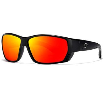 Imagem de Oculos de Sol Masculino KDEAM Projetado para Esportes ao Ar Livre Polarizados com Proteção Uv400 Anti-Reflexo KD706 (C2)
