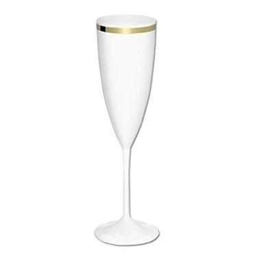Imagem de Taça de Champagne Prime Acrilico Golden - 170mL