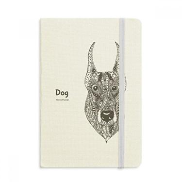 Imagem de Paint Dog Fierce Friend Company Caderno oficial de tecido capa dura diário clássico