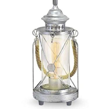 Imagem de PENDENTE BRADFORD LANTERNA CLASSICA COM CORDA 1E27 49214V NEWLINE