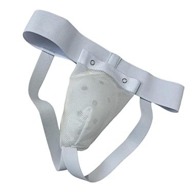 Imagem de Generic Protetor de Virilha Taekwondo Protetor de Virilha Proteção de Karatê para Sparring de Jockstrap Sanda, XS