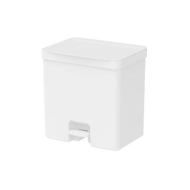 Imagem de Lixeira Com Pedal Trium 20 L Branco