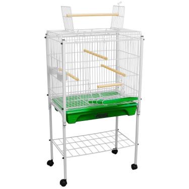 Imagem de Viveiro Para Calopsita Ringneck Aves Mansas Teto Com Poleiro