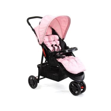 Imagem de Carrinho de Bebê Delta Rosa Mescla - Voyage