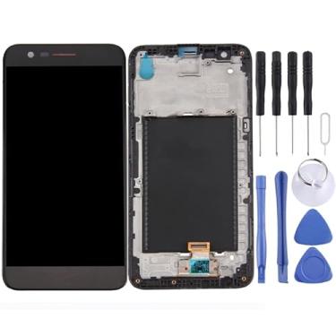 Imagem de YUNCHAO Acessórios telefônicos Tela TFT LCD para LG K10 2017 com o Digitizer Full Assembly (Black) Substituição do telefone celular