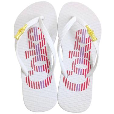Imagem de Chinelo de Dedo Feminino Casual Dia a Dia Borracha Coca Cola Coke Colorful Cc4144