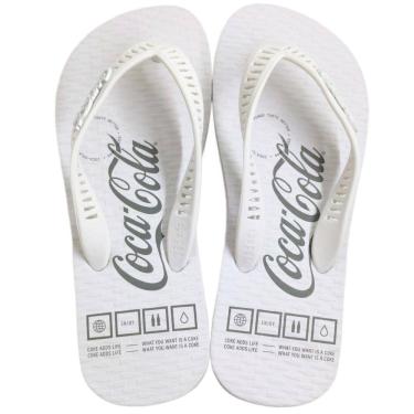 Imagem de Chinelo de Dedo Masculino Casual Dia a Dia Borracha Coca Cola Cc4063