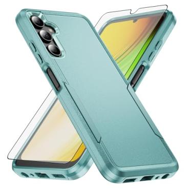 Imagem de Asuwish Capa de telefone para Samsung Galaxy A05s/A05 com protetor de tela de vidro temperado e fina híbrida protetora de corpo inteiro com camada dupla acessórios para celular Ao5s Ao5 A 05s 05