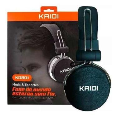 Imagem de Fone De Ouvido Kaidi Estéreo Sem Fio Bluetooth Kd801