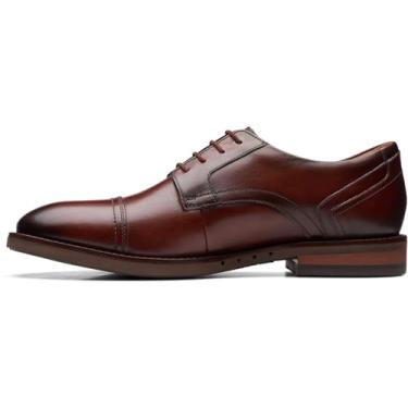 Imagem de Clarks Boné Un Hugh, Couro de mogno, 13 Wide