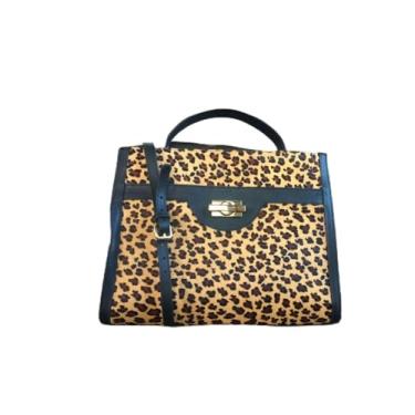 Imagem de BOLSA GRANDE PELO ONÇA PRINT LUIZA BARCELOS