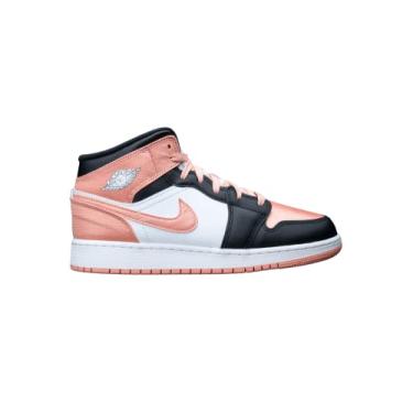 Imagem de Nike Jordan 1 Tênis masculino médio, rosa, 6 Big Kid