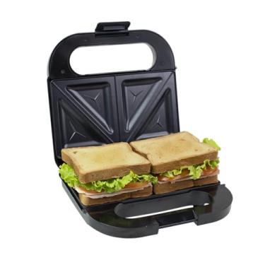 Imagem de Sanduicheira Elétrica Mallory Supreme Toast – Compacta, Placas Antiaderentes, Faz 2 Pães, Cortes Precisos, Luzes LED e Alça com Trava - 220V