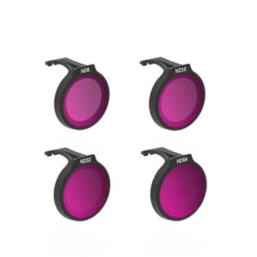 Imagem de Filtros ND para DJI NEO, MCUV CPL ND8 ND16 ND32 ND64 Filtro compatível com DJI NEO Drone Lens, ND64 ND8 Redução de Luz MCUV Câmera de voo ND16 Acessórios de filtro