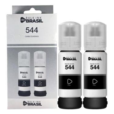 Imagem de KIt 02 Refil de tinta Preta T544 Compatível com Epson L3150 - Bulk Ink