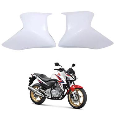 Imagem de Carenagem Aba Aleta Guia Ar Tanque Honda Cb300r Branco 2012 - Paramoto