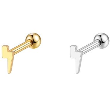 Imagem de LOMISS PIERCING MINIBARBELL AÇO CIRÚRGICO PVD RAIO 1,2X6/8 (AÇO, 1.2X8)