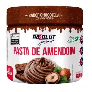 Imagem de Pasta de Amendoim com Whey Protein 650g - Absolut Nutrition, Chocotela