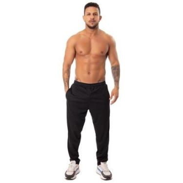 Imagem de Calça Esportiva Academia Corrida Treino Bolso Lisa Masculina-Masculino