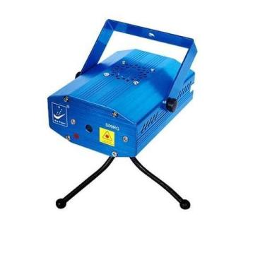 Imagem de Mini Ler Projetor Holográfico Festa Luz Led Portátil Tripe - Pontency