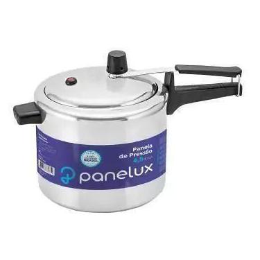Imagem de Panela De Pressão Panelux 4,5l. Polida, 4,5L, Prata