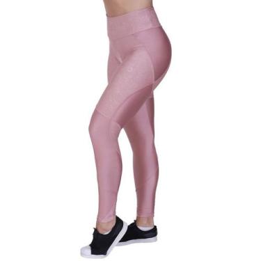 Imagem de Legging Fitness Recortes Cirre Relevo Com Detalhes liso Brilho Orbis R