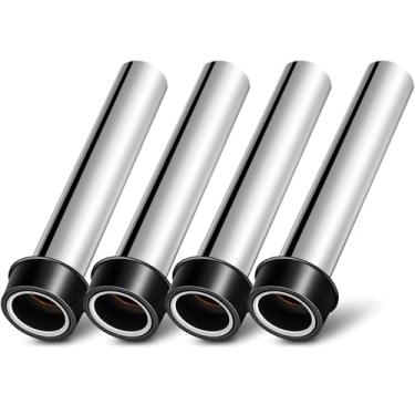 Imagem de Tatuo 4 peças de tubo de transbordamento para pia de barra, 19 cm de altura, latão, metal, filtro, tubo, tubo de transbordamento, barra, rolha de imersão, acessórios para tubos de banheiro para ralos