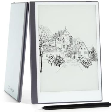 Imagem de Tablet Android E-Ink ePaper, leitor de eBook Paperwhite para anotações, bloco de notas gráfico branco de papel de desenho com caneta e capa, sincronização na nuvem e transmissão de tela - Modelo Mini