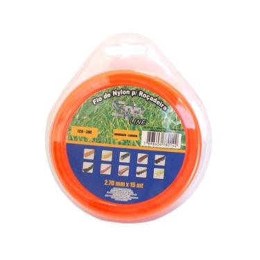 Imagem de Fio de Nylon 15 Metros 2,70mm Quadrado para Roçadeira Spin Blister Vul