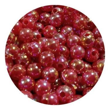 Imagem de Miçanga abs bola 300 pçs 5mm ideal para bijuterias e artesanatos em ge