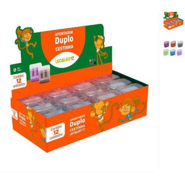 Imagem de Apontador Duplo Cestinha C/Deposito Caixa C/12 Und Leoeleo - Lynx prod