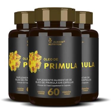 Imagem de Óleo de Primula 180 cápsulas softgels - Alisson Nutrition