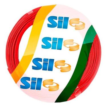 Imagem de Fio Cabo Flexível Vermelho 16,0 Mm 100 Metros Anti Chama - SIL