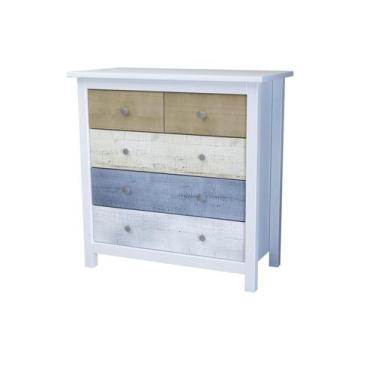 Imagem de Cômoda 5 Gavetas Primavera Madeira Maciça-Parpinelli - Móveis Parpinel