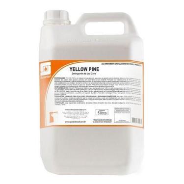 Imagem de Detergente Desinfetante Desengraxante Yellow Pine Remove Sujeira Graxa