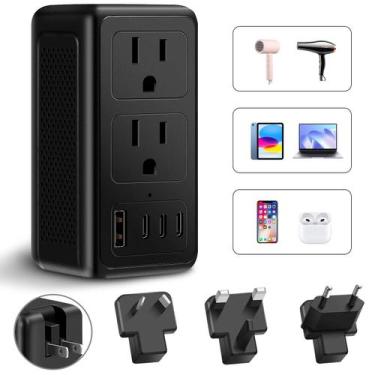 Imagem de Conversor de tensão IPLUSO 2000W 220V a 110V com USB A/C